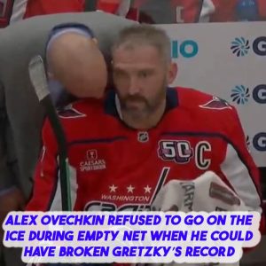 Alex Ovechkin Ties Gretzky’s Record But Shocks Everyone by Refusing to Break It – Coach Left Stunned